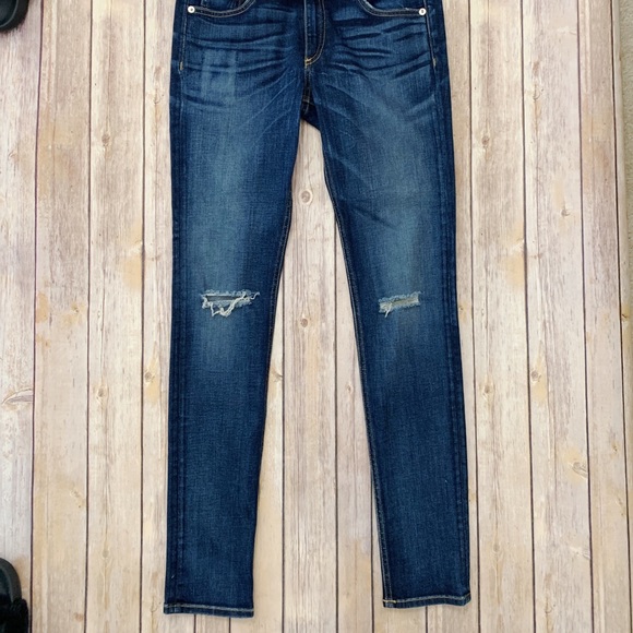 Rag & Bone Skinny Distressed Jeans - Picture 5 of 7